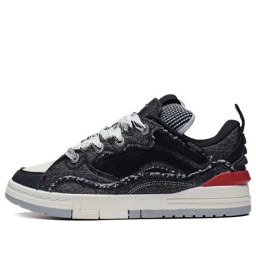 リーニン 黒いこと 黒いこと 赤 赤いこと \u0027BLACK RED\u0027 スニーカー レディース LI-NING (WMNS) SUPERWAVE GOLDEN AECS074-9 / BLACK RED 靴-スニーカー