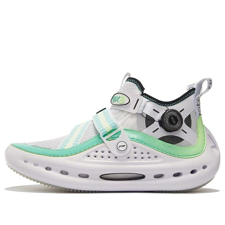 リーニン 白いこと 白いこと 緑 緑であること \u0027WHITE GREEN\u0027 スニーカー メンズ LI-NING WU XING 3 AZGS041-4 / WHITE GREEN