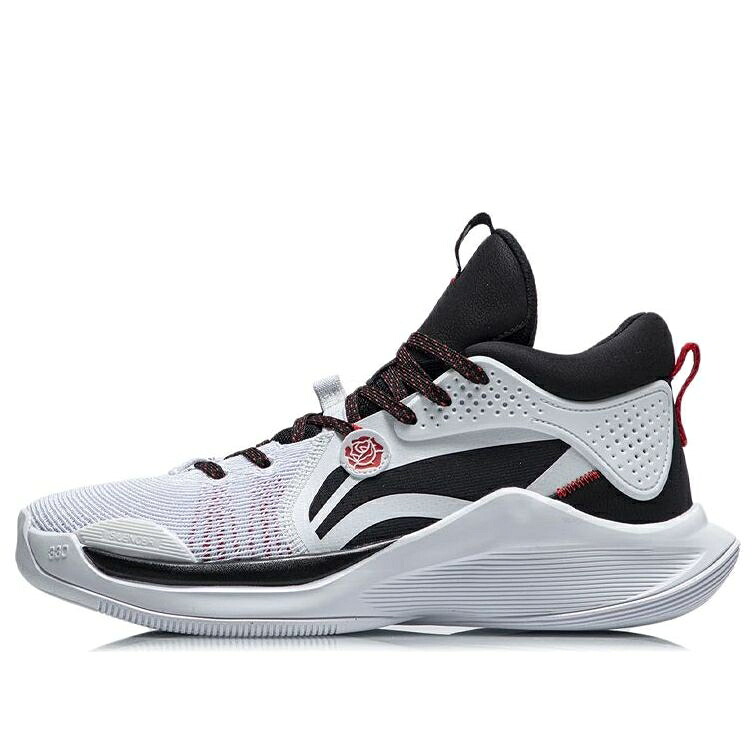 リーニン 白いこと 白いこと 黒いこと 黒いこと C.J. \u0027WHITE BLACK\u0027 スニーカー メンズ LI-NING SILENCER MCCOLLUM ABPQ049-1 / WHITE BLACK