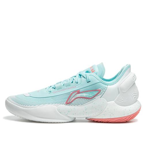 リーニン 青色 ブルー 橙 オレンジ 白色 ホワイト 'VICE' スニーカー メンズ LI-NING YUSHUAI 18 V2 LOW ABAU025-6 / BLUE ORANGE WHITE