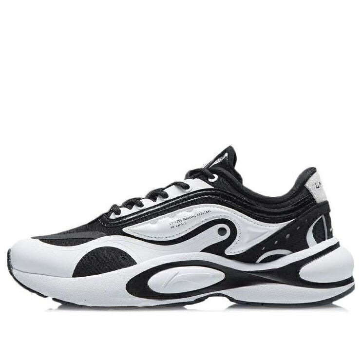 リーニン 白いこと 白いこと 黒いこと 黒いこと \u0027WHITE BLACK\u0027 スニーカー レディース LI-NING (WMNS) V8 ARHR056-1 / WHITE BLACK