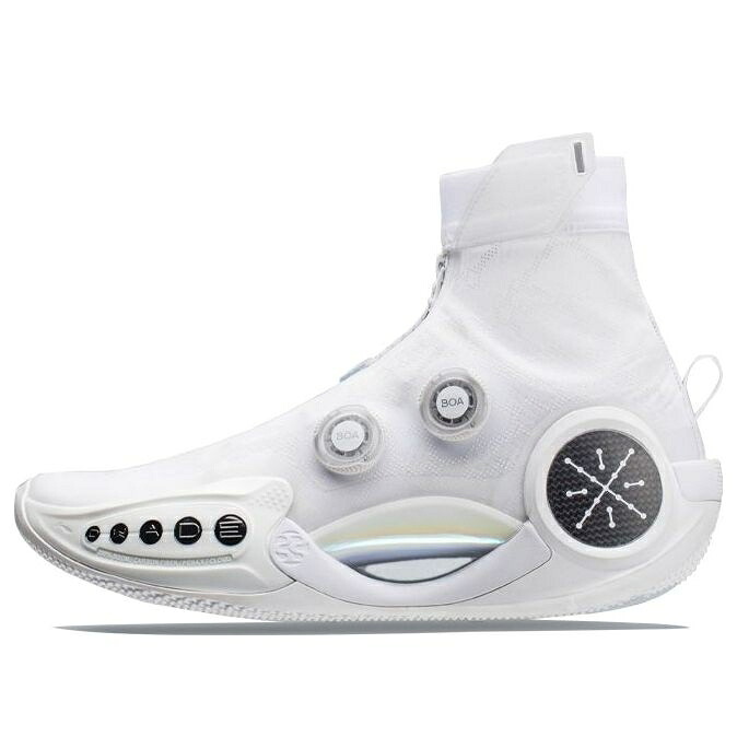 リーニン ウェイド 白いこと 白いこと 黒いこと 黒いこと \u0027BALANCE\u0027 スニーカー メンズ LI-NING X DFT WAY OF WADE 9 INFINITY ABER003-3 / WHITE BLACK 靴-メンズ靴
