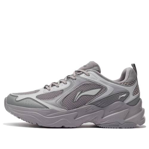リーニン 薄墨色 薄墨色 \u0027DARK GREY\u0027 スニーカー メンズ LI-NING RUNNING ARLS013-6 / GREY