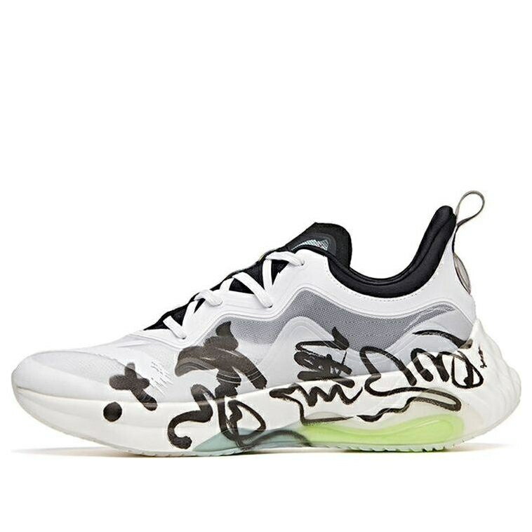 シリーズ 白色 ホワイト 灰色 グレー 緑 グリーン 'INK SOARING' スニーカー レディース ANTA (WMNS) STAR SERIES LOW RHYME - 122035518A-2 / WHITE GREY GREEN