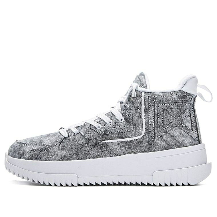 クレイジー なめし革 薄墨色 薄墨色 白いこと 白いこと \u0027GREY WHITE\u0027 スニーカー メンズ ANTA GOING CRAZY LEATHER 112141801-4 / GREY WHITE