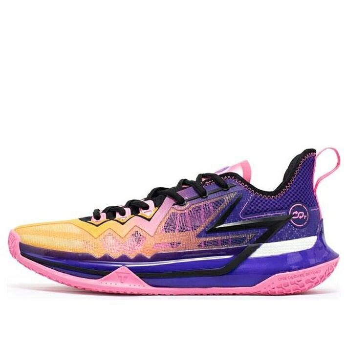 紫 パープル ピンク 橙 オレンジ 'CALIFORNIA' スニーカー メンズ 361 DEGREES 361 DEGREES BIG3 FUTURE 672411114-6 / PURPLE PINK ORANGE