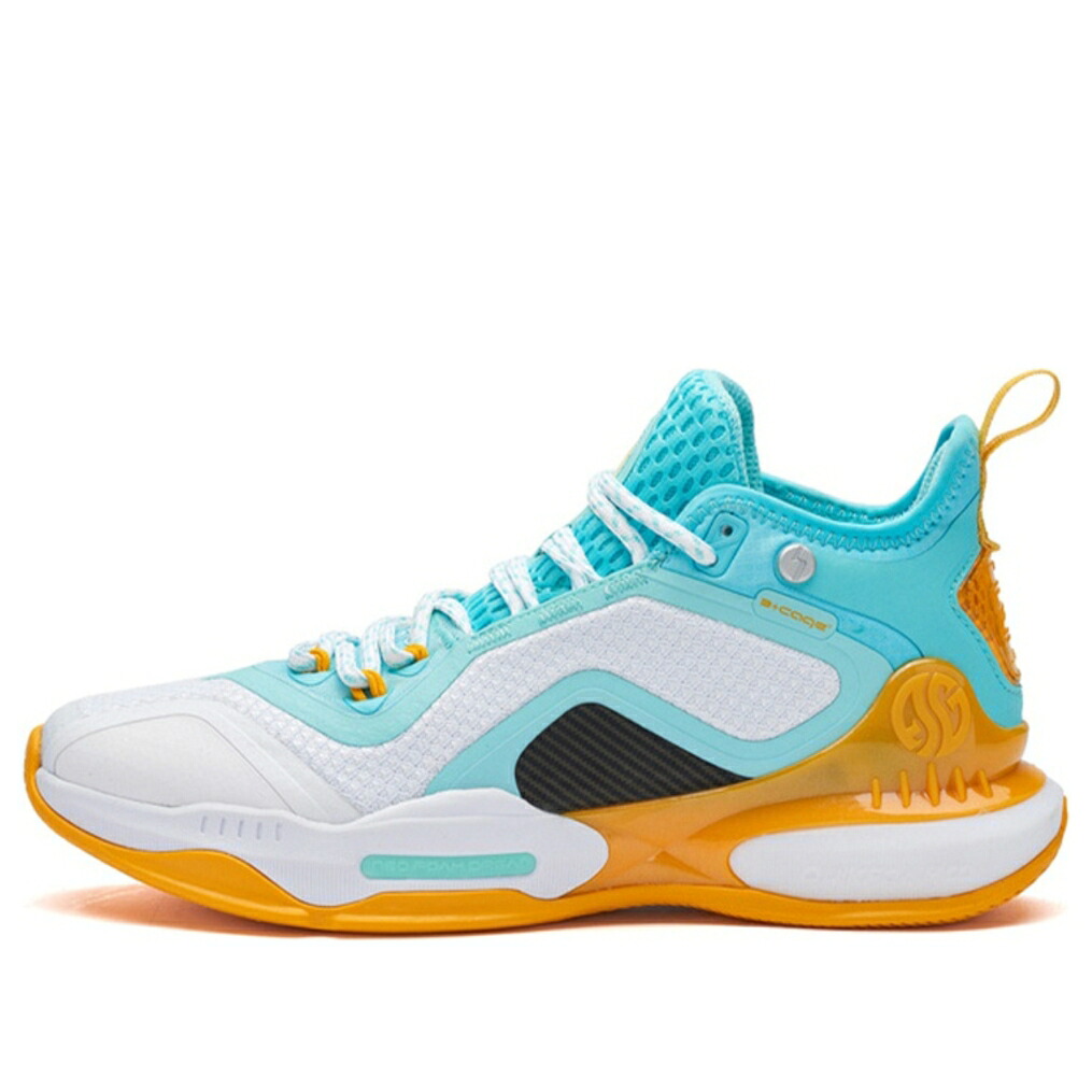 青色 ブルー 白色 ホワイト 黄色 イエロー 'WHITE YELLOW' スニーカー メンズ 361 DEGREES 361 DEGREES AG2 AARON GORDON BLUE 572211109-WHTBLU / WHITE YELLOW BLUE｜スニケス