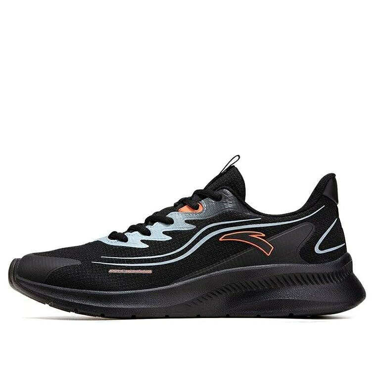 シリーズ 青色 ブルー 黒色 ブラック 橙 オレンジ 'BLACK ORANGE' スニーカー メンズ ANTA RUNNING SERIES SNEAKERS BLUE 912235581-1 / BLACK BLUE ORANGE|スニケス