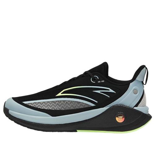 スニーカー 運動すること靴 黒いこと 黒いこと 青味 青み 3.0 \u0027BLACK BLUE\u0027 スニーカー メンズ ANTA C37 LOW RUNNING SHOES 912315537-1 / BLACK BLUE