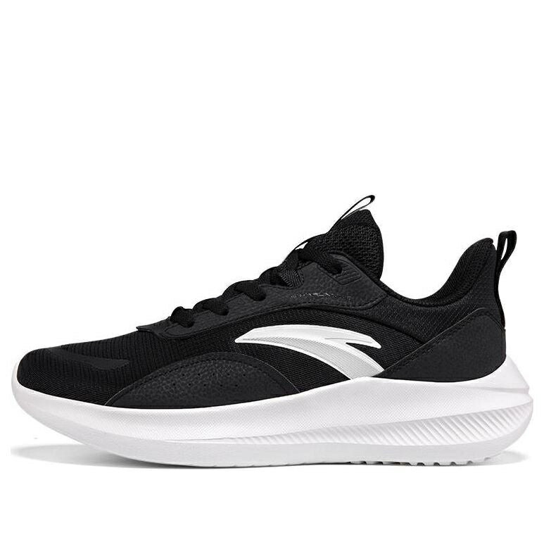 シリーズ ニット 黒色 ブラック 白色 ホワイト 'BLACK WHITE' スニーカー メンズ ANTA RUNNING SERIES SNEAKERS KNIT 912345512-4 / BLACK WHITE