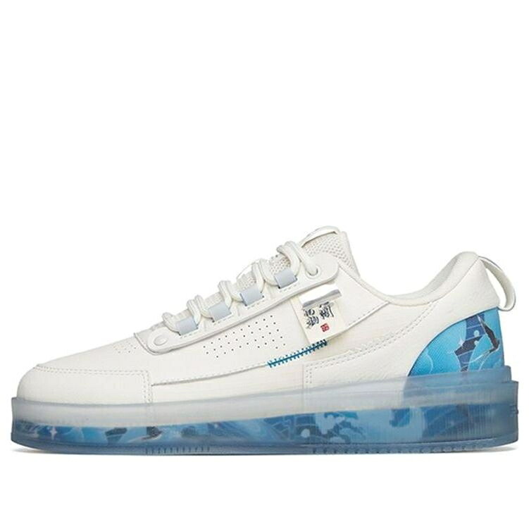シリーズ 白色 ホワイト 青色 ブルー 'WHITE BLUE' スニーカー メンズ ANTA LIFE SERIES SNEAKERS 912228030-6 / WHITE BLUE