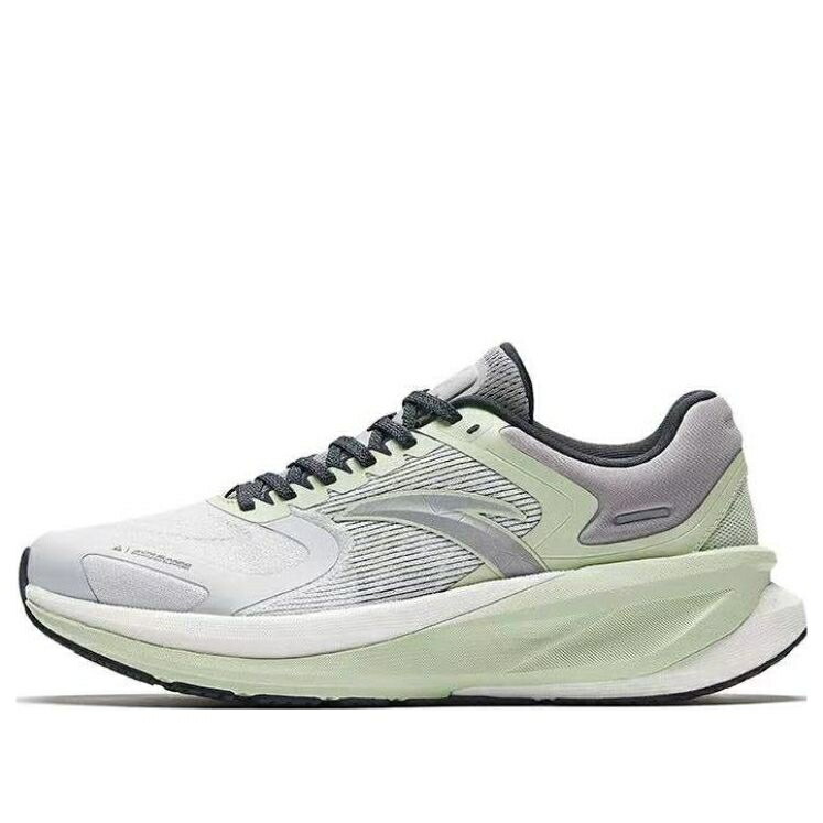 労働者階級 薄墨色 薄墨色 緑 緑であること 黒いこと 黒いこと \u0027GREY GREEN\u0027 スニーカー メンズ ANTA YUTU PRO 112345535-2 / GREY GREEN BLACK
