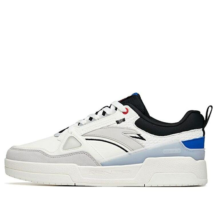 続きもの 白いこと 白いこと 薄墨色 薄墨色 青味 青み \u0027WHITE GREY\u0027 スニーカー メンズ ANTA SKATEBOARDING SERIES SNEAKERS 112218085-2 / WHITE GREY BLUE