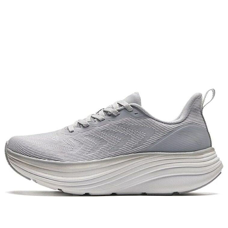 続きもの 白いこと 白いこと 薄墨色 薄墨色 \u0027WHITE GREY\u0027 スニーカー レディース ANTA (WMNS) RUNNING SERIES SNEAKERS 122425521-2 / WHITE GREY