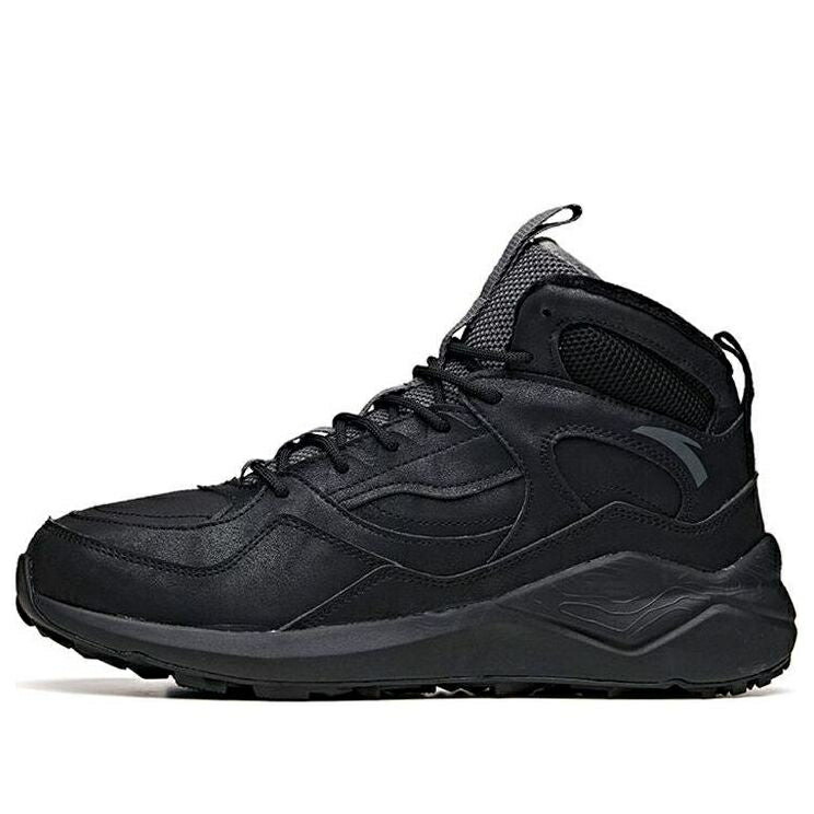 ライフスタイル 黒色 ブラック 'BLACK' スニーカー メンズ ANTA LIFESTYLE SPORT HIGH-TOP SNEAKERS 112048986-2 / BLACK