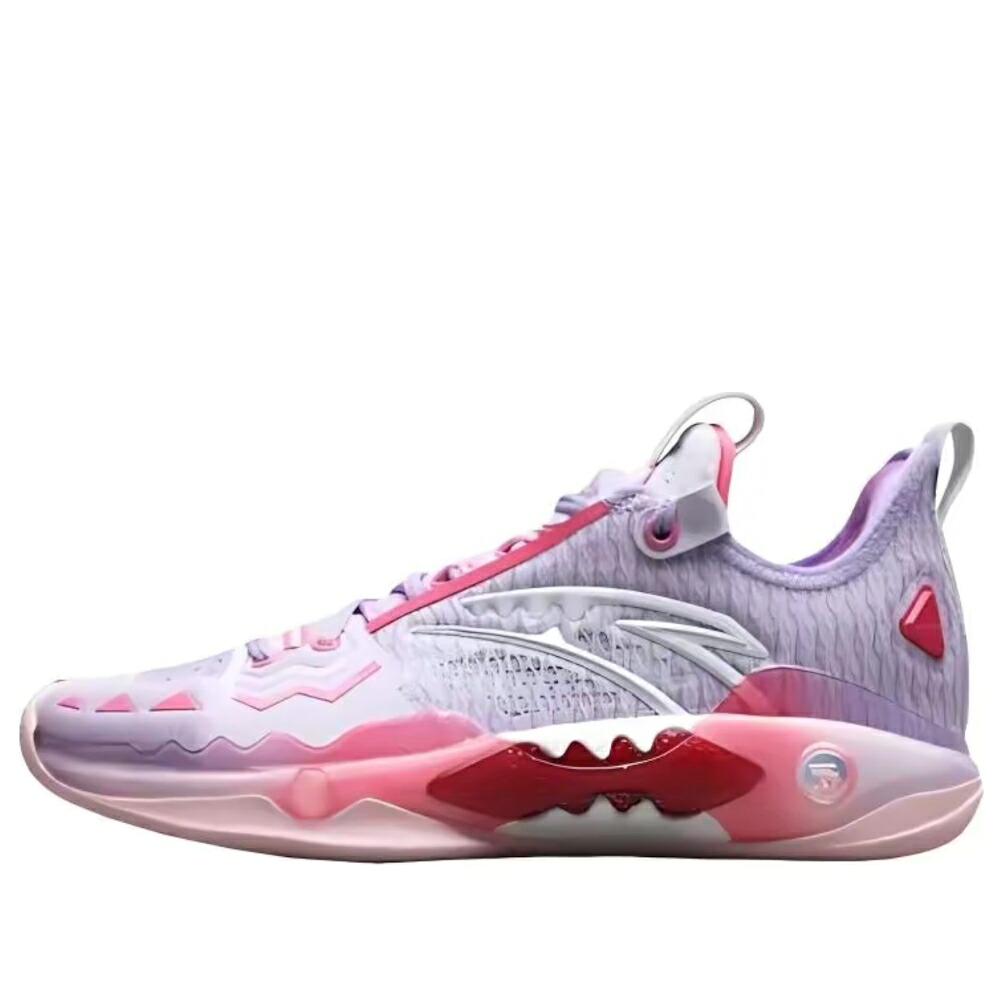 ショック ウェーブ ウェイブ プロ ピンク 紫 パープル \'VALENTINE\'S DAY\' スニーカー メンズ ANTA SHOCK WAVE 5 PRO 112411111-2 / PINK PURPLE｜スニケス