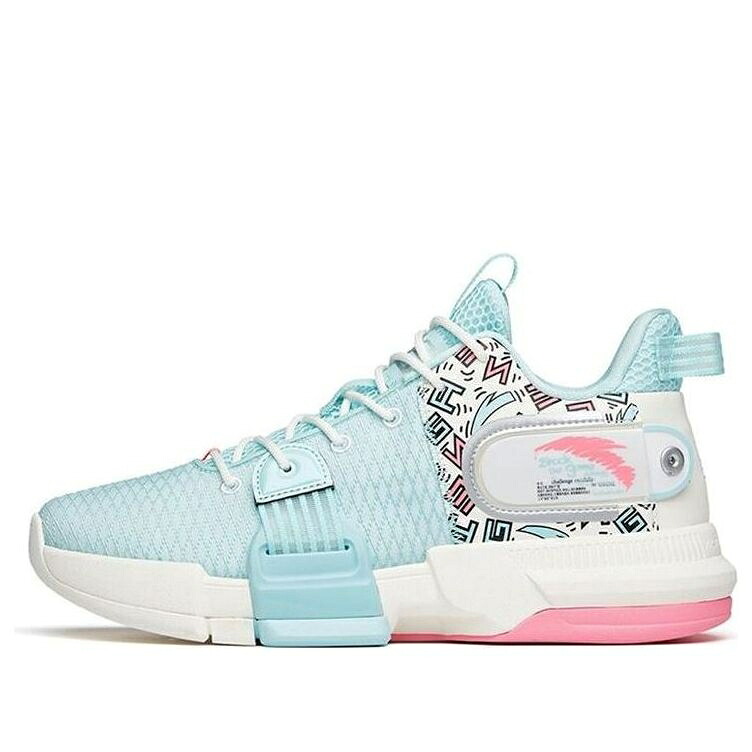 クレイジー サクラ色 青味 青み 白いこと 白いこと \u0027BLUE WHITE\u0027 スニーカー メンズ ANTA LIGHT CRAZY 2 PINK 112141640S-3 / BLUE PINK WHITE