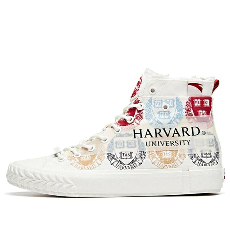 ハーバード ハイ 白色 ホワイト 'WHITE' スニーカー メンズ ANTA X HARVARD CANVAS HIGH 112028652-8 / WHITE MULTI COLOR