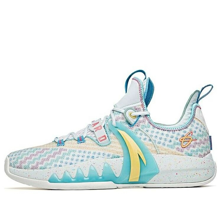青色 ブルー 白色 ホワイト 黄色 イエロー 'EASTER' スニーカー メンズ ANTA GH2 LOW 112121103-6 / BLUE WHITE YELLOW