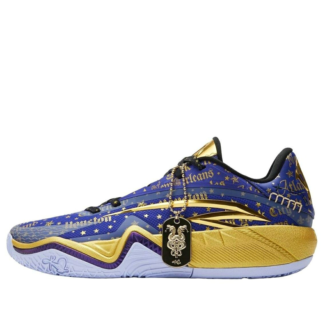 紫 パープル ゴールド \u0027MENTALITY\u0027 スニーカー メンズ ANTA KAI 3 112621102-2 / PURPLE GOLD