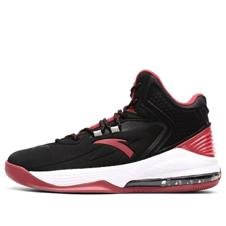 バスケットボール シリーズ ハイ 赤 レッド 黒色 ブラック 白色 ホワイト 'BLACK WHITE' スニーカー メンズ ANTA BASKETBALL SERIES SNEAKERS HIGH RED 91631101-3 / BLACK RED WHITE｜スニケス