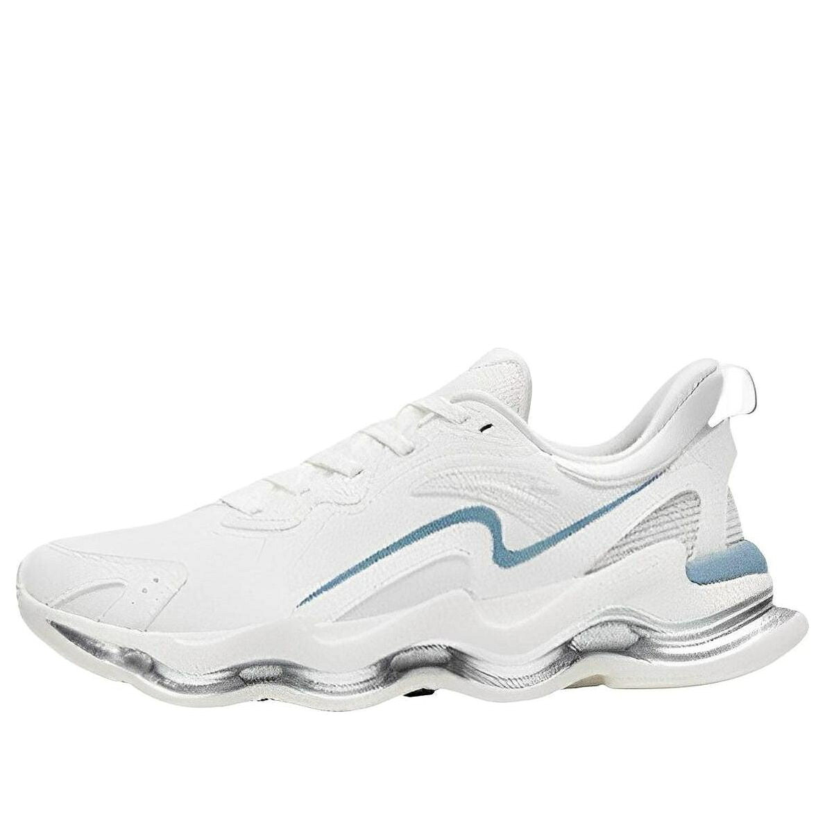 灰色 グレー 白色 ホワイト 青色 ブルー 'WHITE BLUE' スニーカー メンズ ANTA SOFT COLUMN GREY 112315555-4 / WHITE GREY BLUE