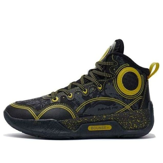 リーニン 黒いこと 黒いこと ゴールド \u0027BLACK GOLD\u0027 御坊っちゃん キッズ LI-NING (GS) YUSHUAI 14 YKBR072-3 / BLACK GOLD もの言う花 マタニティ スニーカー