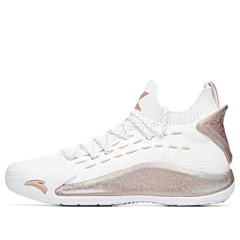 サクラ色 白いこと 白いこと ゴールド \u0027WHITE GOLD\u0027 スニーカー メンズ ANTA KLAY THOMPSON 5 LOW ROSE 112031102-4 / WHITE ROSE GOLD