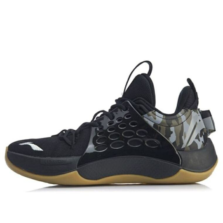 リーニン 黒色 ブラック 茶色 ブラウン 'BLACK BROWN' スニーカー メンズ LI-NING SONIC 7 LOW X CBA ABAP033-4 / BLACK BROWN