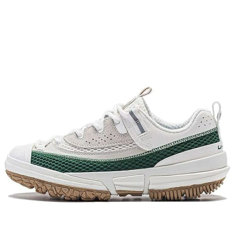 リーニン ライト 緑 グリーン 白色 ホワイト 茶色 ブラウン 'WHITE GUM' スニーカー レディース LI-NING (WMNS) CF LINCHUAN LITE GREEN AGLT164-1 / WHITE GREEN BROWN|スニケス
