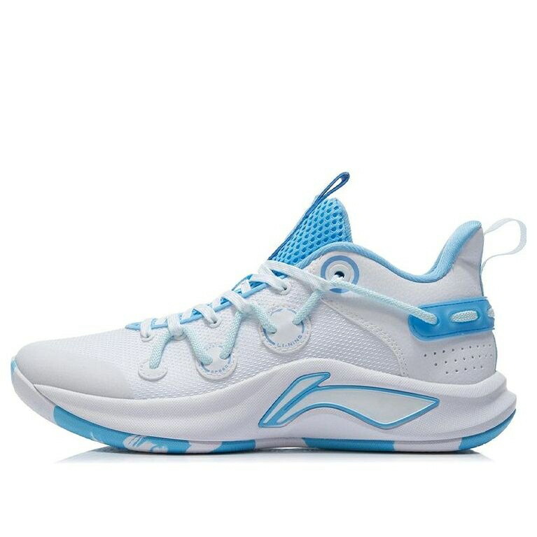 リーニン スピード チーム 白色 ホワイト 青色 ブルー 'WHITE BLUE' スニーカー メンズ LI-NING SPEED TEAM ABPR045-4 / WHITE BLUE
