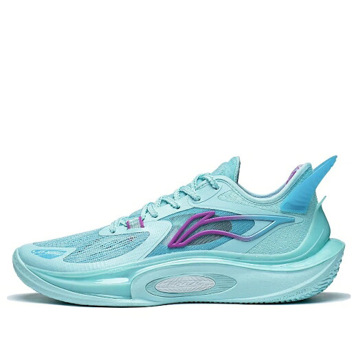 リーニン 青み 青色 紫 パープル \u0027ISLAND BLUE\u0027 スニーカー メンズ LI-NING SONIC 11 V2 ABAT045-3 / BLUE PURPLE