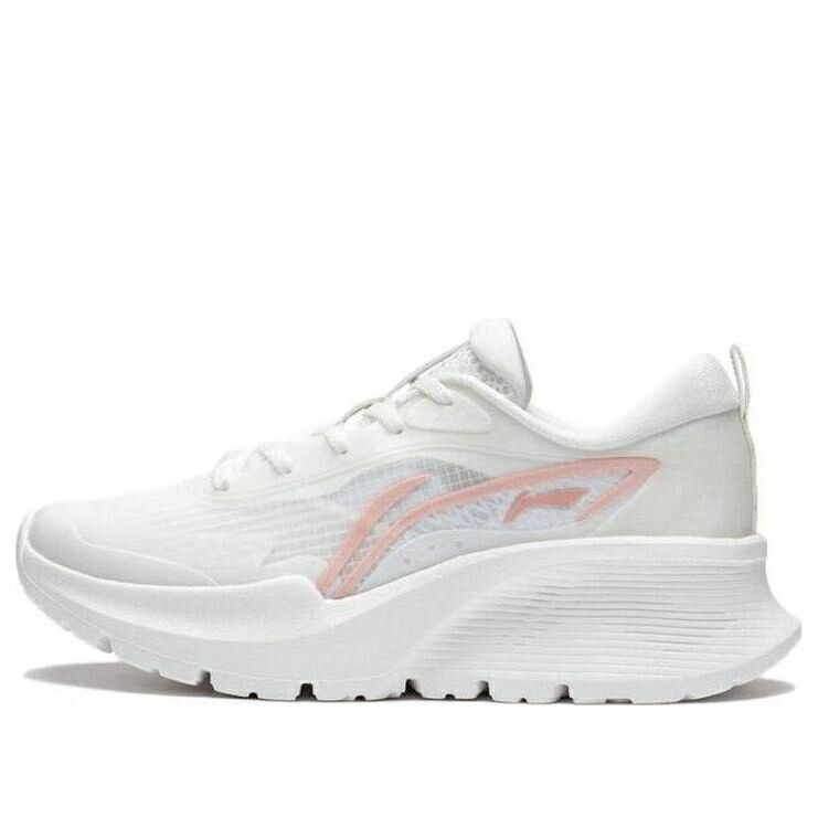 リーニン 白いこと 白いこと サクラ色 \u0027WHITE PINK\u0027 スニーカー レディース LI-NING (WMNS) EAZGO SOFT ARST038-3 / WHITE PINK