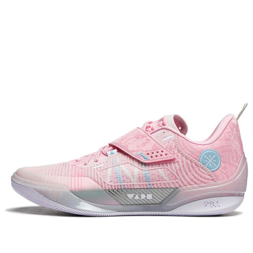 リーニン ウェイド ウルトラ ピンク 青色 ブルー 白色 ホワイト 灰色 グレー 'FAMILY LOVE' スニーカー メンズ LI-NING WADE 808 4 ULTRA ABAU031-6 / PINK BLUE WHITE GREY|スニケス