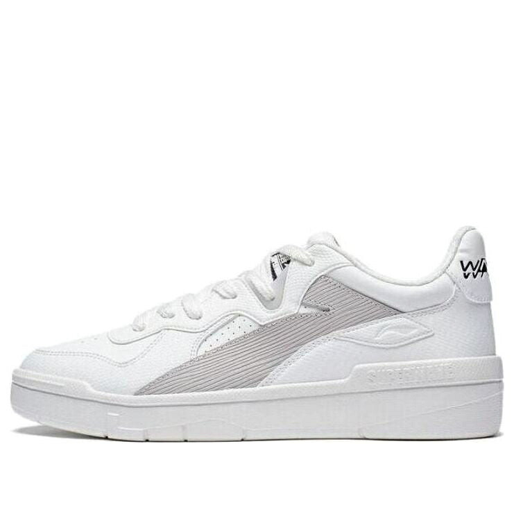リーニン 点火装置 白いこと 白いこと 薄墨色 薄墨色 \u0027WHITE GREY\u0027 スニーカー メンズ LI-NING SUPERWAVE LITE AGCT115-1 / WHITE GREY