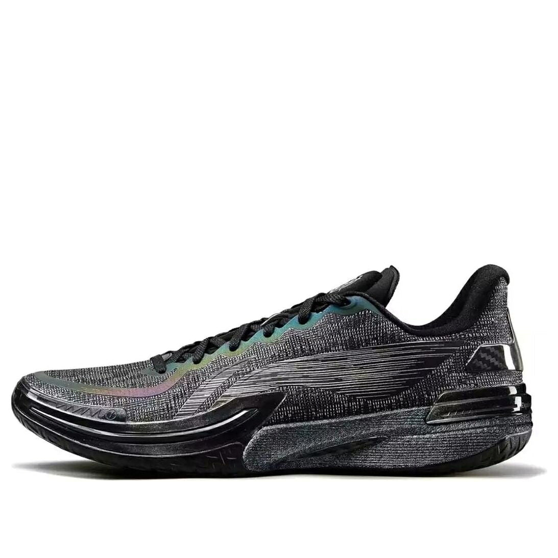 リーニン 黒いこと 黒いこと \u0027GALAXY\u0027 スニーカー メンズ LI-NING GAMMA 1 ABAU039-3 / BLACK MULTI COLOR