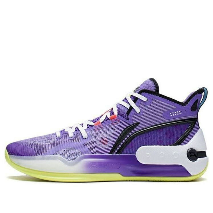 リーニン ミッド 紫 パープル 黄色 イエロー PURPLE YELLOW スニーカー メンズ LI-NING YUSHUAI 16 MID ABAS053-2 / PURPLE YELLOW