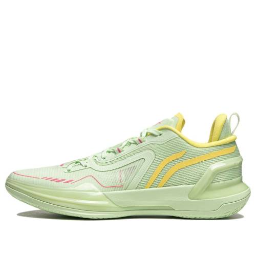 リーニン 緑 グリーン 黄色 イエロー ピンク 'GREEN YELLOW' スニーカー メンズ LI-NING LIREN ASSASSIN 1 ABPU021-9 / GREEN YELLOW PINK