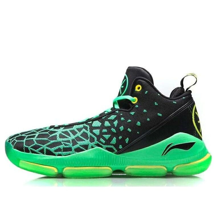 リーニン ウェイド 緑 グリーン \'GREEN GREEN\' スニーカー メンズ LI-NING WADE FISSION 3 NEON ABAM025-1 / FLUORESCENT GREEN