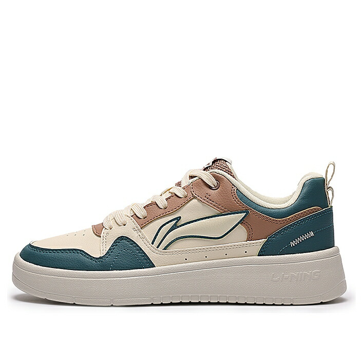 リーニン 白色 ホワイト 緑 グリーン 2.0 'WHITE GREEN' スニーカー レディース LI-NING (WMNS) XINGCHU AGCT338-5 / WHITE GREEN TAN