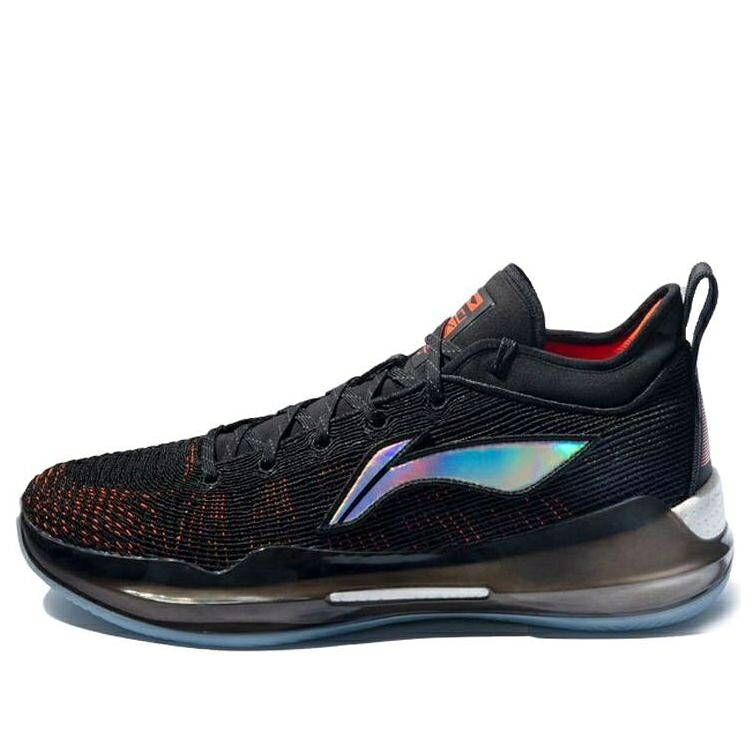 リーニン サー青二才 黒いこと 黒いこと 橙 オレンジ色 \u0027BLACK LASER\u0027 スニーカー メンズ LI-NING YUSHUAI 13 LOW ABAQ013-2 / BLACK ORANGE