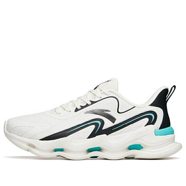 シリーズ 黒色 ブラック 白色 ホワイト 青色 ブルー 'WHITE BLUE' スニーカー メンズ ANTA RUNNINNG SERIES SNEAKERS BLACK 112215555-4 / WHITE BLACK BLUE