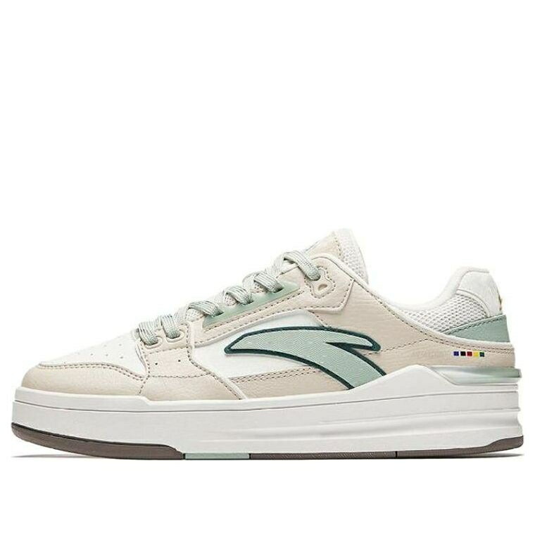 寄せあわせ 表どおり 緑 緑であること 白いこと 白いこと \u0027BEIGE GREEN\u0027 スニーカー レディース ANTA (WMNS) WANG YIBO COLLECTION STREET PLAY 122438052-12 / BEGIE GREEN WHITE