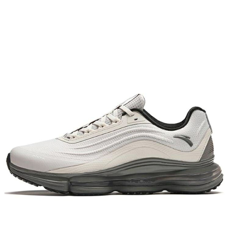 続きもの 白いこと 白いこと ベージュ 薄墨色 薄墨色 \u0027BEIGE GREY\u0027 スニーカー メンズ ANTA RUNNING SERIES SNEAKERS 112415501-1 / WHITE BEIGE GREY