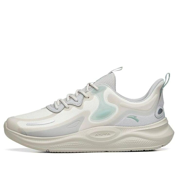 白色 ホワイト 緑 グリーン 'GREY GREEN' スニーカー メンズ ANTA LINGYUN LOW WHITE 112225541R-7 / GRAYWHITE GREEN