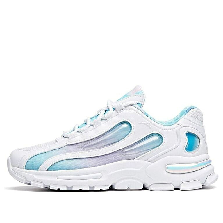 白いこと 白いこと 青み 青色 紫 パープル \u0027QUE LING\u0027 スニーカー レディース ANTA (WMNS) MILLENNIUM LOW 122028890-8 / WHITE BLUE PURPLE