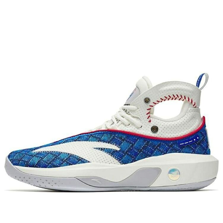 白いこと 白いこと 青み 青色 赤 赤いこと \u0027BASEBALL\u0027 スニーカー メンズ ANTA KLAY THOMPSON 8 112241101-4 / WHITE BLUE RED