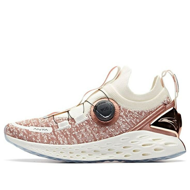 ゴールド サクラ色 \u0027ROSE TECHNOLOGY\u0027 スニーカー レディース ANTA (WMNS) X NASA FLASHFOAM LOW GOLD WORMHOLE 12915580-2 / ROSE GOLD