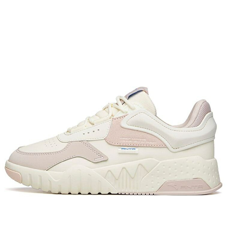 続きもの 白いこと 白いこと サクラ色 \u0027WHITE PINK\u0027 スニーカー レディース ANTA (WMNS) LIFE SERIES SNEAKERS 922138051-3 / WHITE PINK