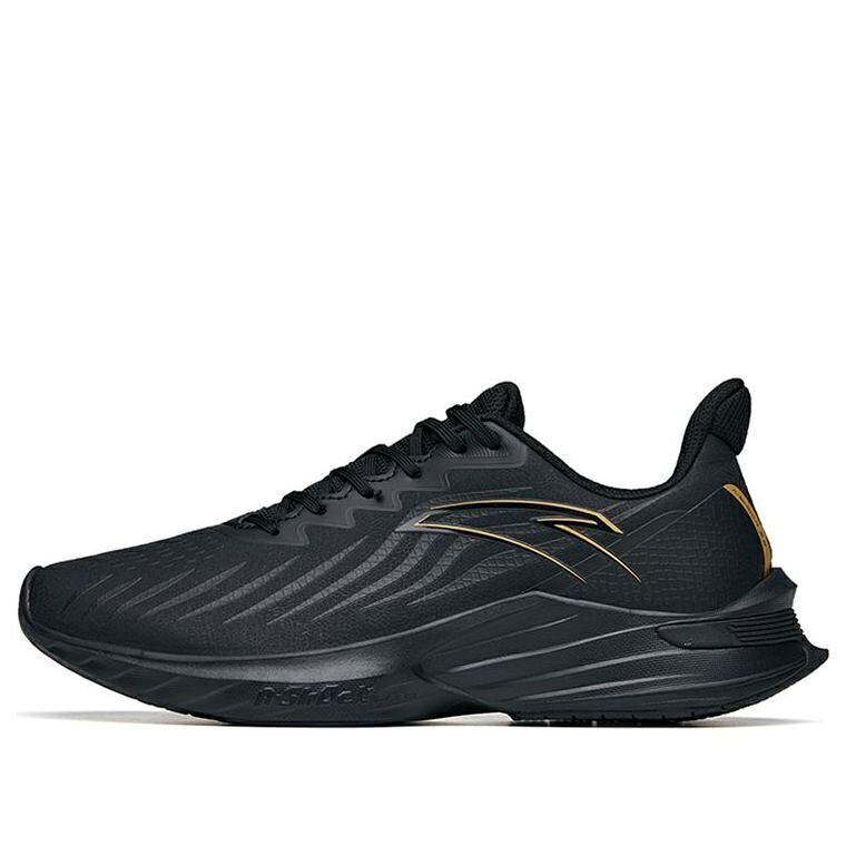 黒色 ブラック 'BLACK' スニーカー メンズ ANTA POISON 1 LOW SNEAKERS 112215520-9 / BLACK